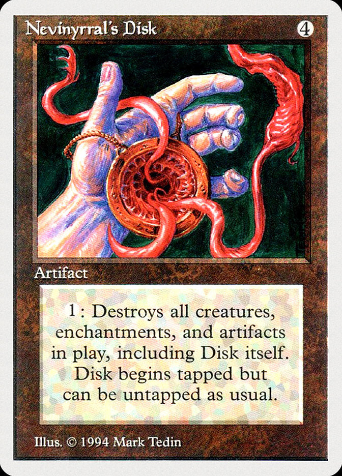 Nevinyrral's Disk [Summer Magic / Edgar] | Galaxy Games LLC