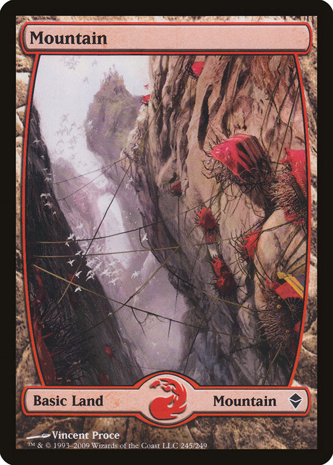 Mountain (245) [Zendikar] | Galaxy Games LLC