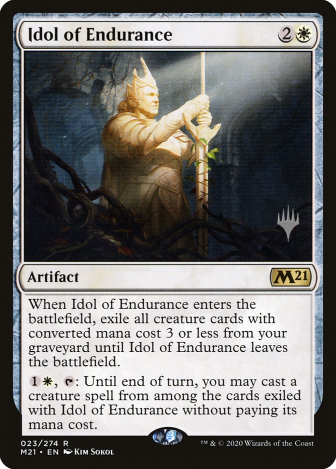 Idol of Endurance (Promo Pack) [Core Set 2021 Promos] | Galaxy Games LLC