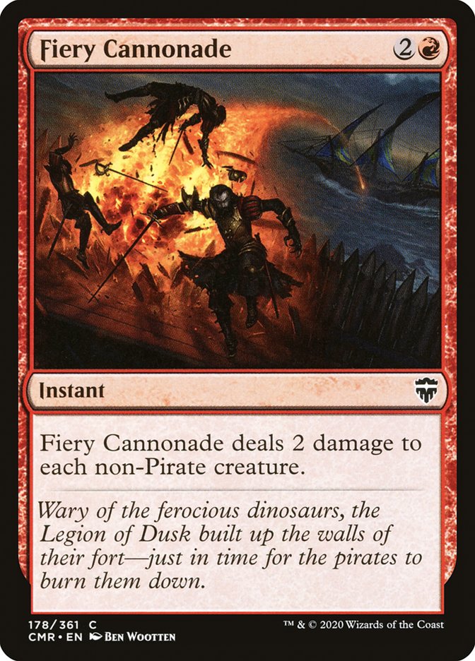 Fiery Cannonade [Commander Legends] | Galaxy Games LLC