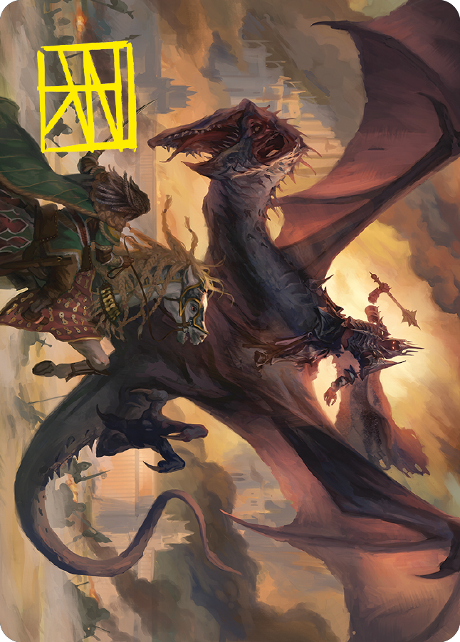 Witch-king, Bringer of Ruin Art Card (Gold-Stamped Signature) [The Lord of the Rings: Tales of Middle-earth Art Series] | Galaxy Games LLC