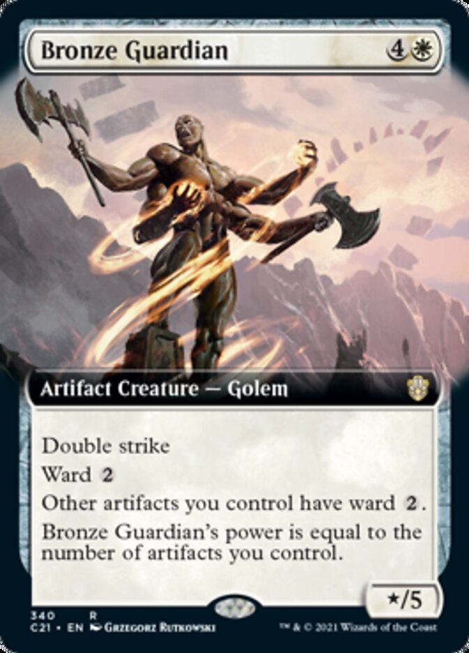 Bronze Guardian (Extended Art) [Commander 2021] | Galaxy Games LLC