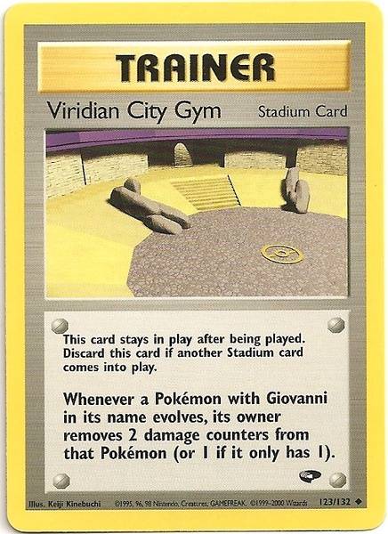 Viridian City Gym (123/132) [Gym Challenge Unlimited] | Galaxy Games LLC