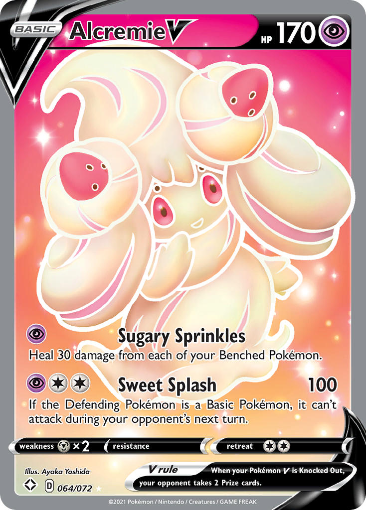 Alcremie V (064/072) [Sword & Shield: Shining Fates] | Galaxy Games LLC