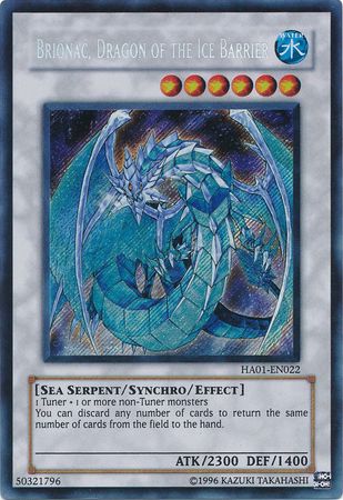 Brionac, Dragon of the Ice Barrier [HA01-EN022] Secret Rare | Galaxy Games LLC