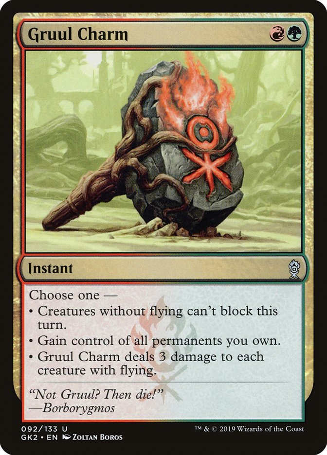 Gruul Charm [Ravnica Allegiance Guild Kit] | Galaxy Games LLC