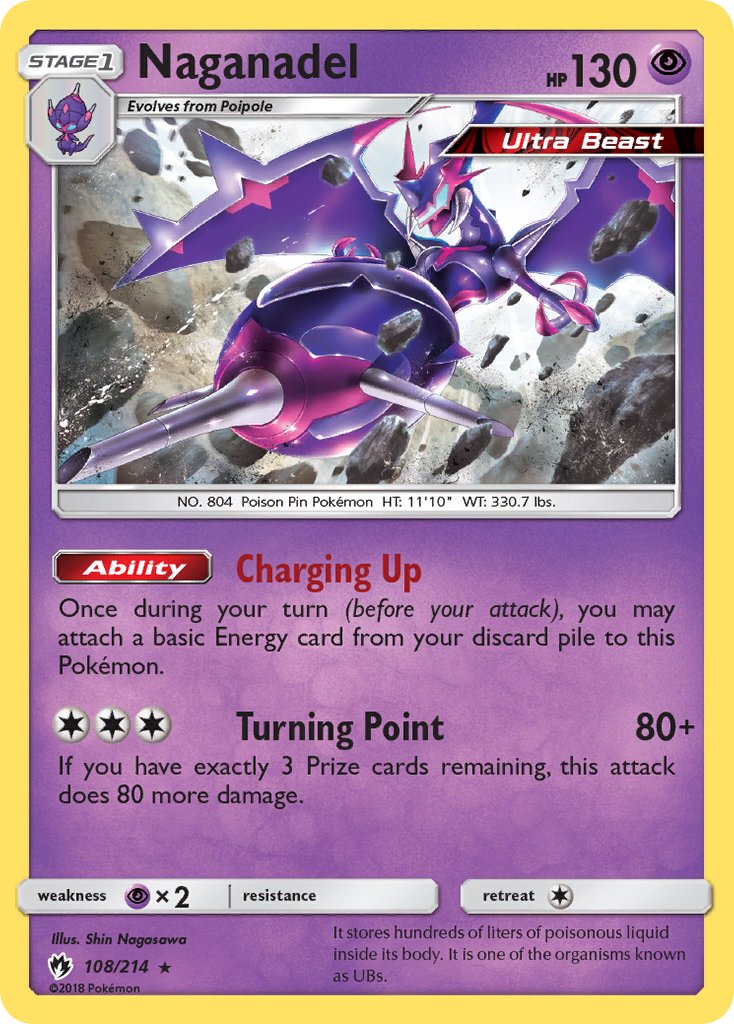 Naganadel(108/214) (Theme Deck Exclusive) [Sun & Moon: Lost Thunder] | Galaxy Games LLC