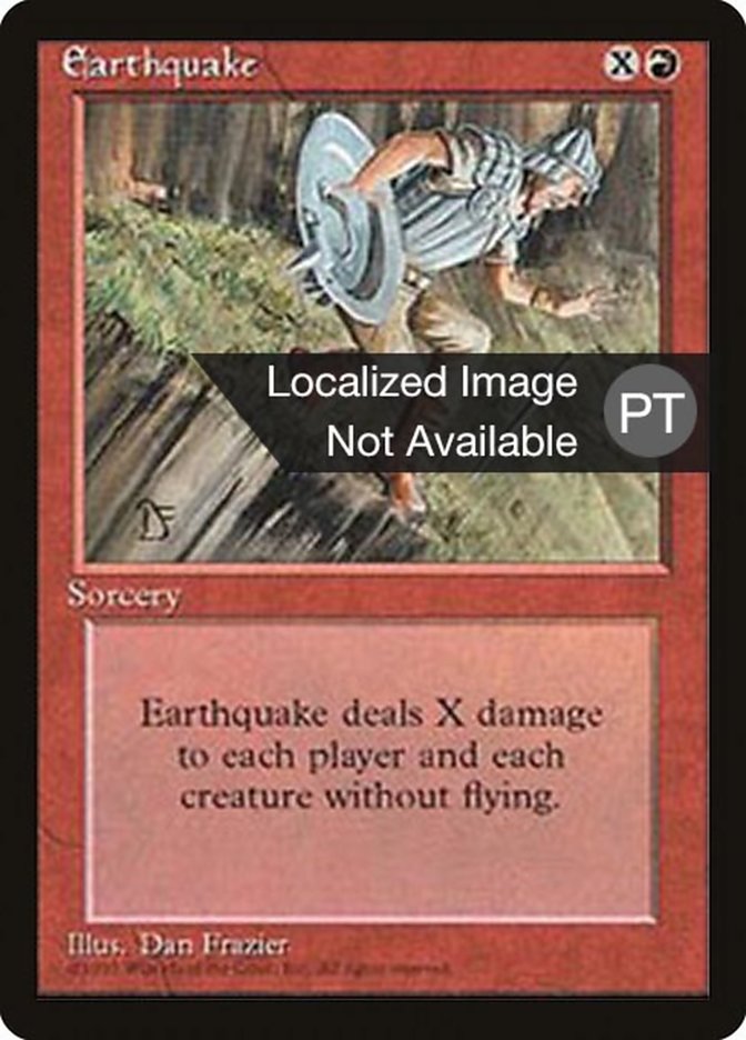 Earthquake [Fourth Edition (Foreign Black Border)] | Galaxy Games LLC