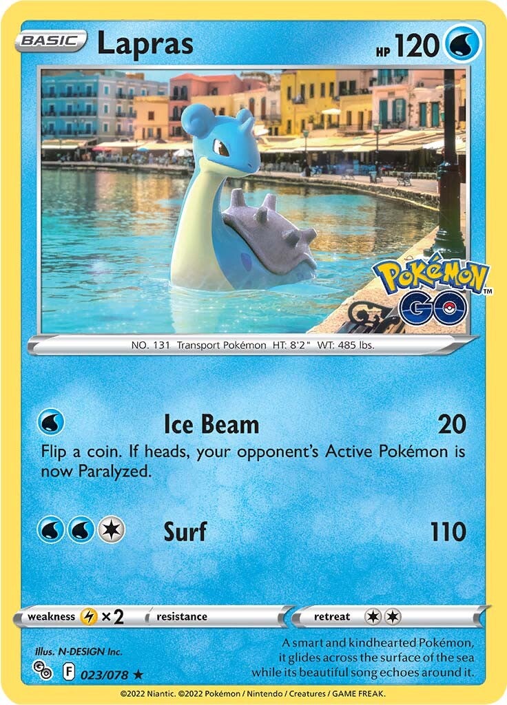 Lapras (023/078) [Pokémon GO] | Galaxy Games LLC