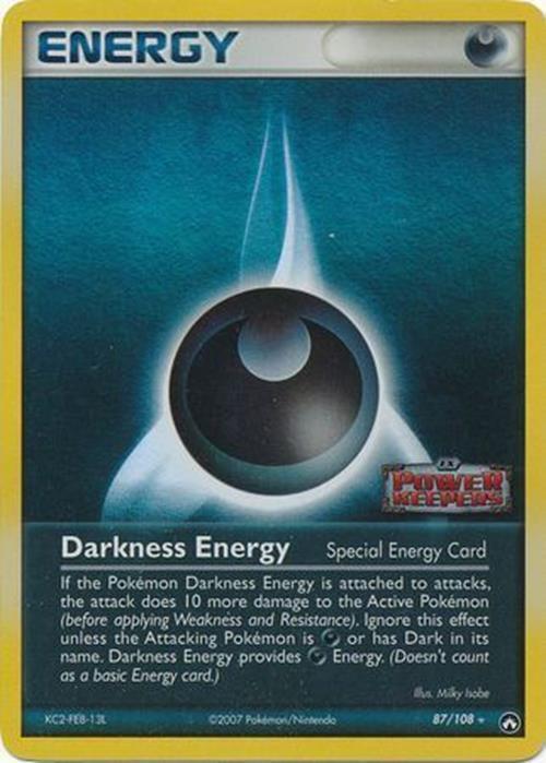 Darkness Energy (87/108) (Stamped) [EX: Power Keepers] | Galaxy Games LLC