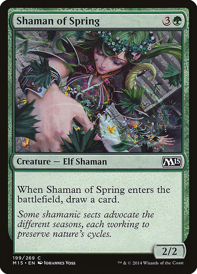 Shaman of Spring [Magic 2015] | Galaxy Games LLC