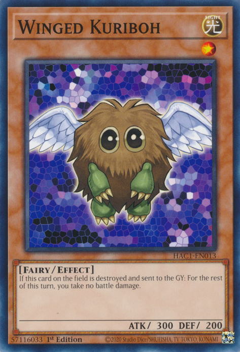 Winged Kuriboh [HAC1-EN013] Common | Galaxy Games LLC