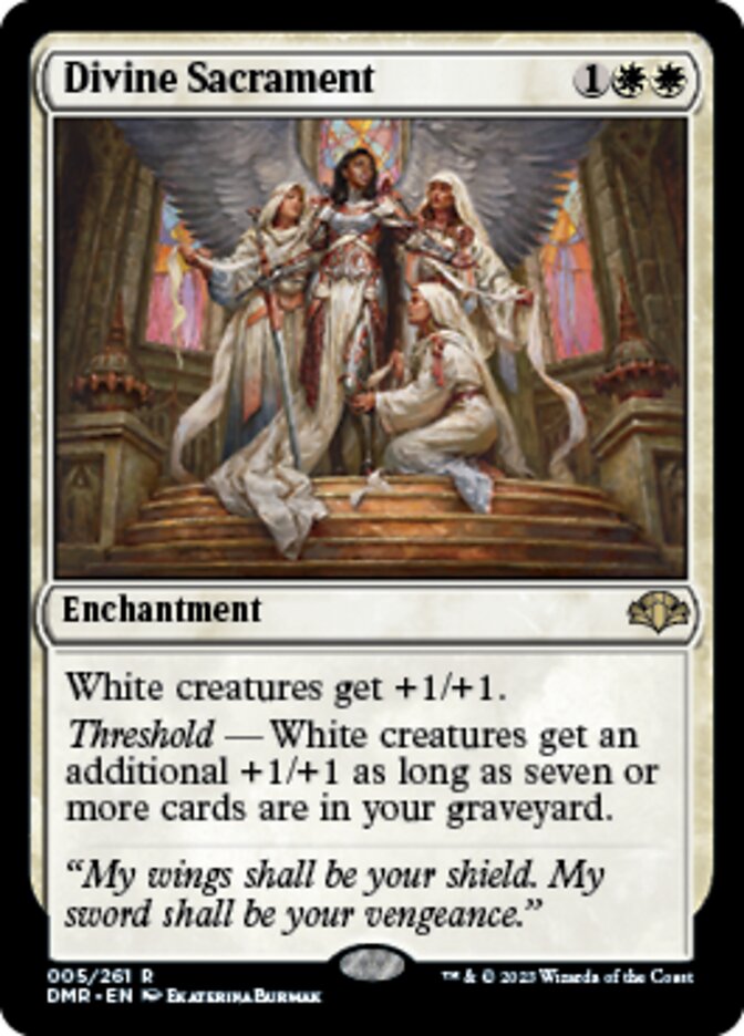 Divine Sacrament [Dominaria Remastered] | Galaxy Games LLC