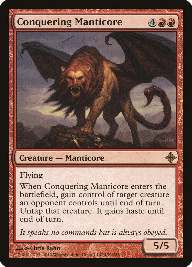 Conquering Manticore [Rise of the Eldrazi] | Galaxy Games LLC