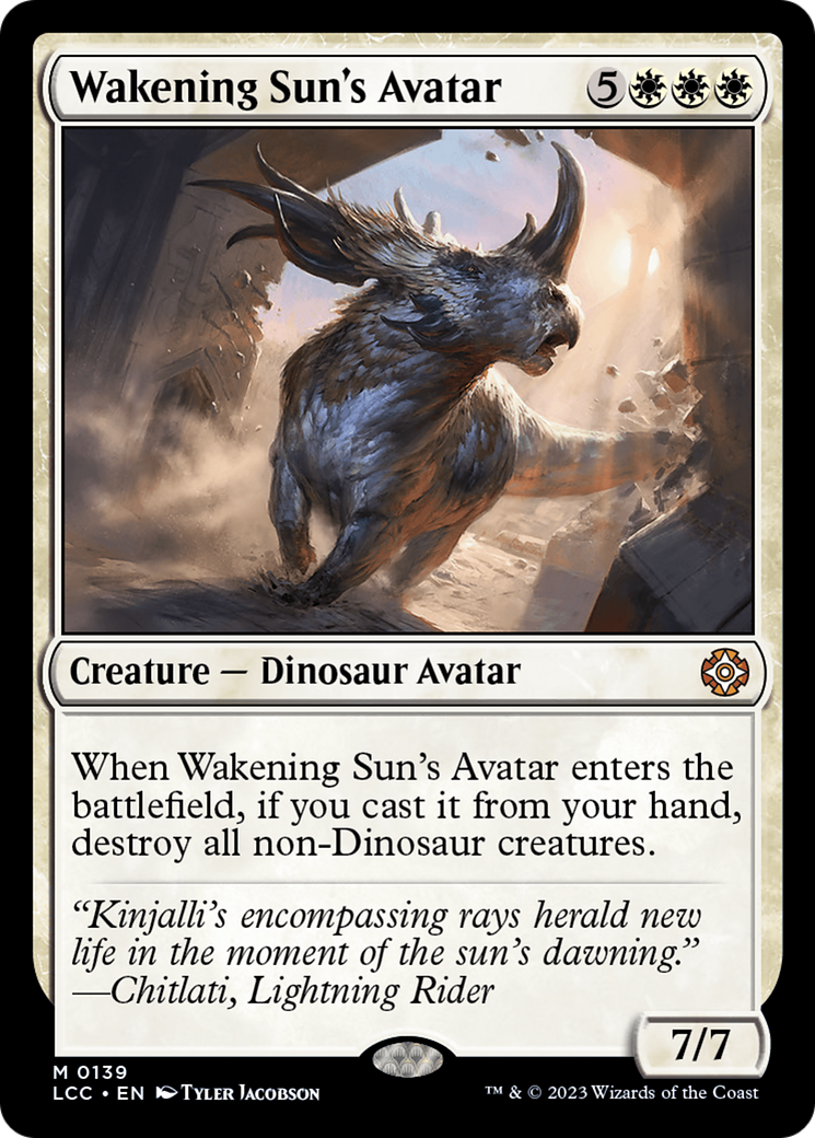 Wakening Sun's Avatar [The Lost Caverns of Ixalan Commander] | Galaxy Games LLC