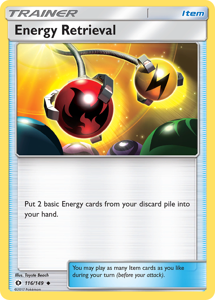 Energy Retrieval (116/149) [Sun & Moon: Base Set] | Galaxy Games LLC