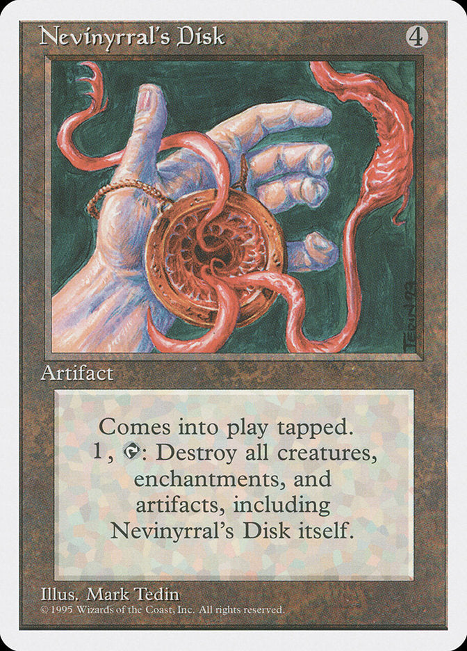 Nevinyrral's Disk [Fourth Edition] | Galaxy Games LLC