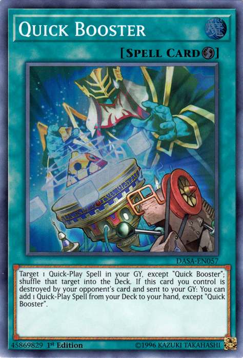 Quick Booster [DASA-EN057] Super Rare | Galaxy Games LLC