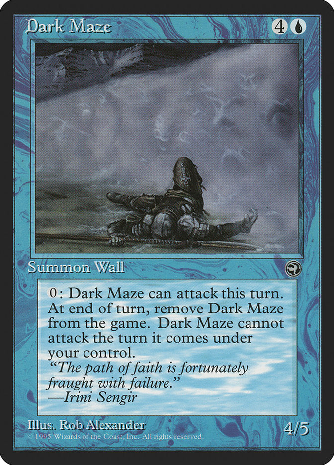 Dark Maze (Irini Sengir Flavor Text) [Homelands] | Galaxy Games LLC