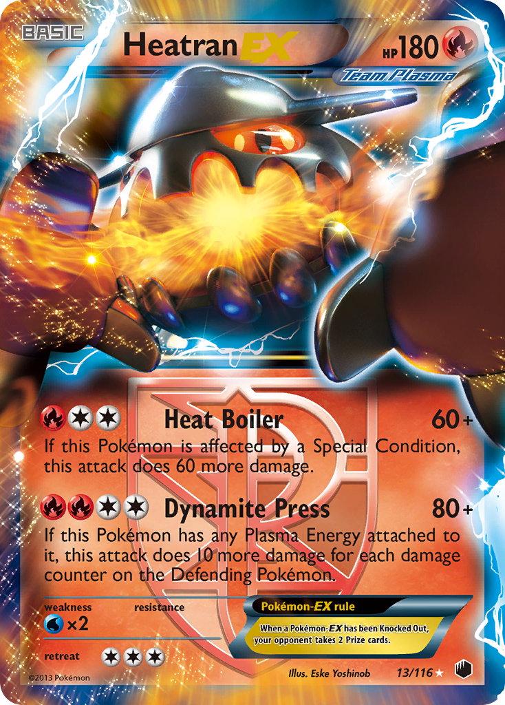 Heatran EX (13/116) [Black & White: Plasma Freeze] | Galaxy Games LLC