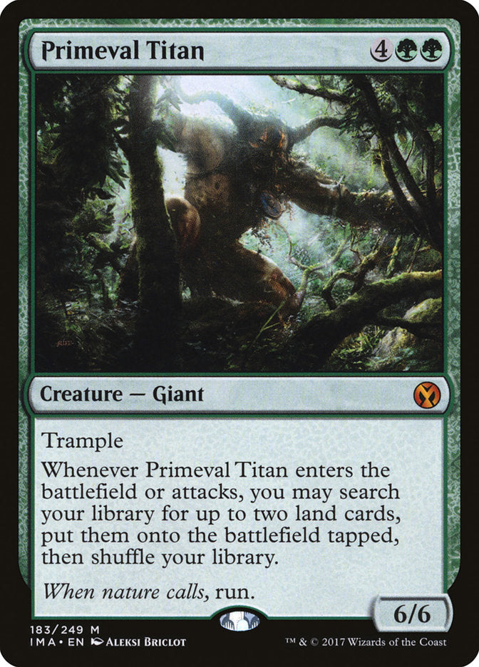 Primeval Titan [Iconic Masters] | Galaxy Games LLC