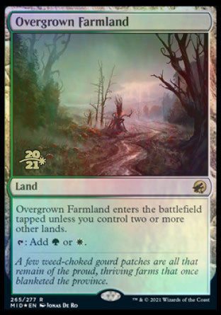 Overgrown Farmland [Innistrad: Midnight Hunt Prerelease Promos] | Galaxy Games LLC