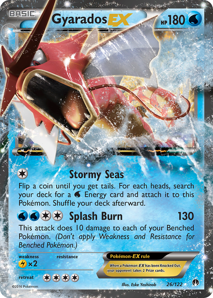 Gyarados EX (26/122) [XY: BREAKpoint] | Galaxy Games LLC