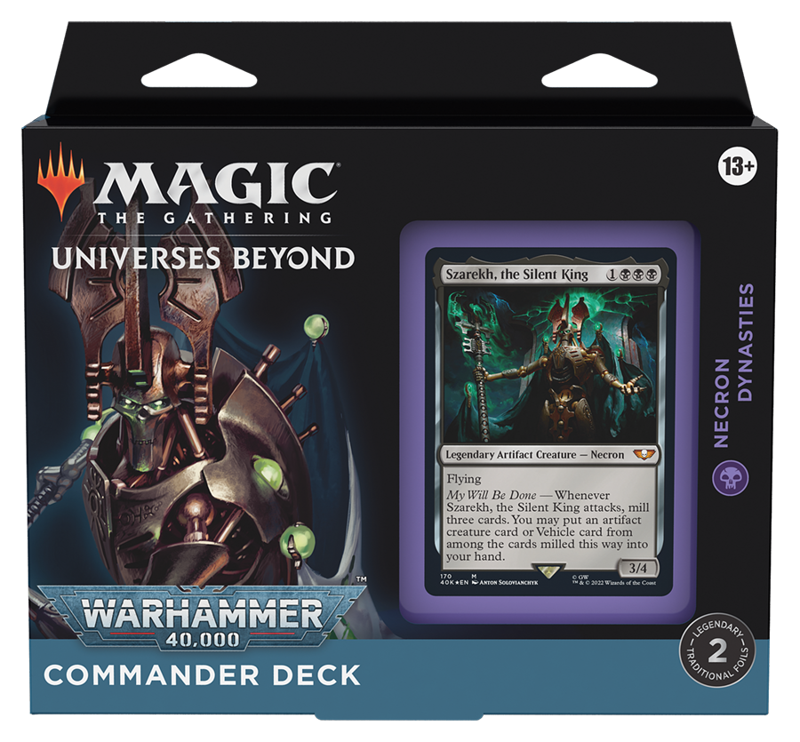 Warhammer 40,000 - Commander Deck (Necron Dynasties) | Galaxy Games LLC