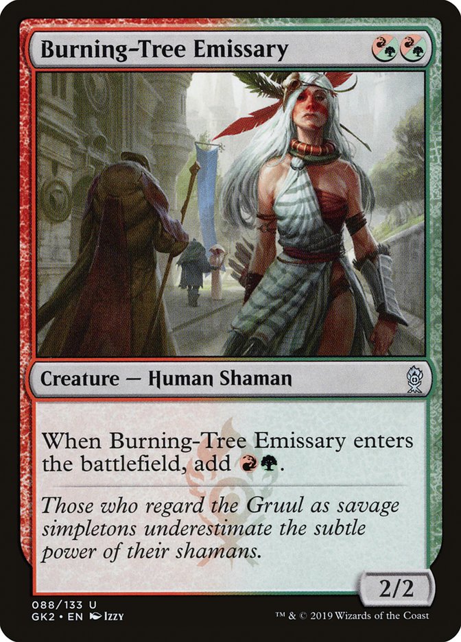 Burning-Tree Emissary [Ravnica Allegiance Guild Kit] | Galaxy Games LLC