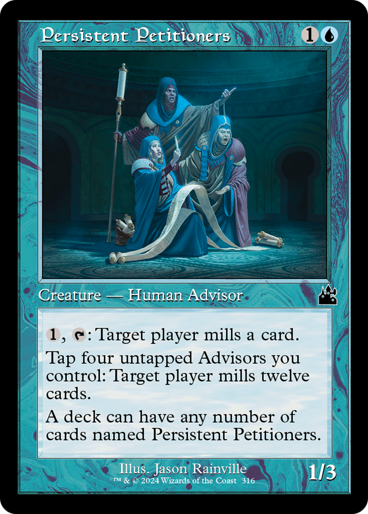 Persistent Petitioners (Retro Frame) [Ravnica Remastered] | Galaxy Games LLC