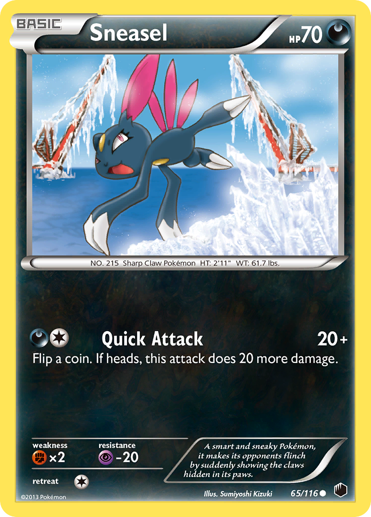 Sneasel (65/116) [Black & White: Plasma Freeze] | Galaxy Games LLC