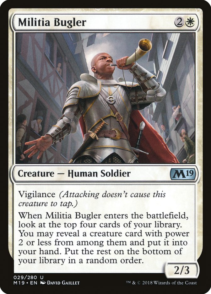 Militia Bugler [Core Set 2019] | Galaxy Games LLC