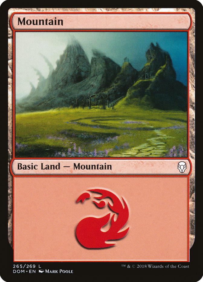 Mountain (265) [Dominaria] | Galaxy Games LLC