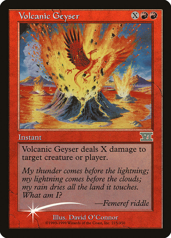 Volcanic Geyser [Friday Night Magic 2000] | Galaxy Games LLC