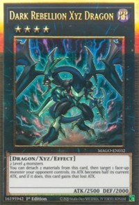 Dark Rebellion Xyz Dragon [MAGO-EN032] Gold Rare | Galaxy Games LLC