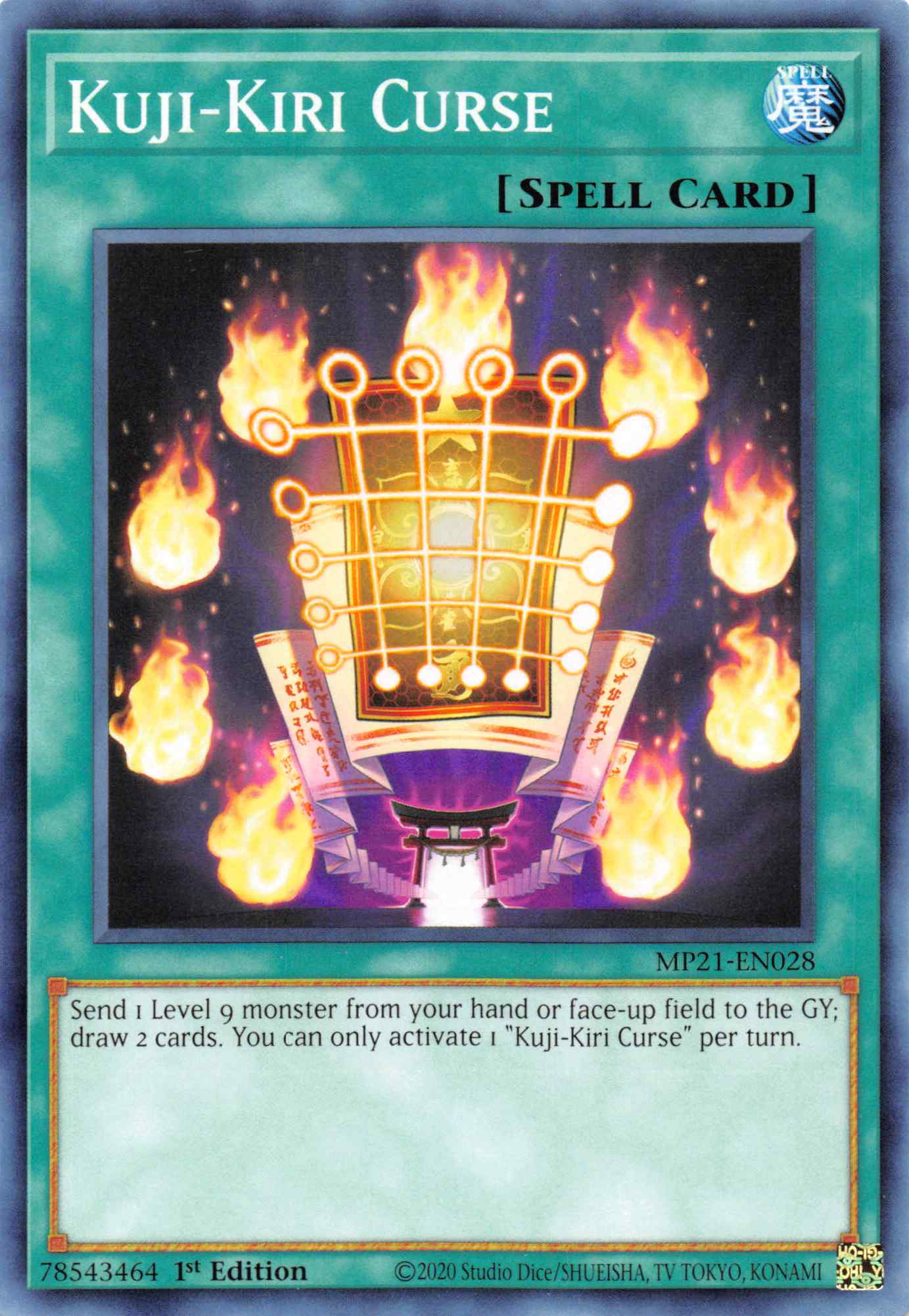 Kuji-Kiri Curse [MP21-EN028] Common | Galaxy Games LLC