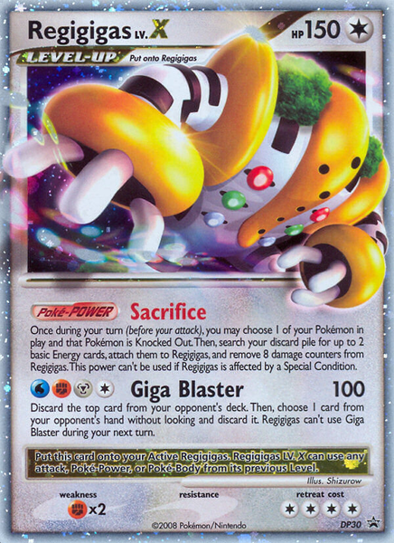Regigigas LV.X (DP30) [Diamond & Pearl: Black Star Promos