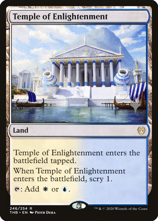 Temple of Enlightenment (Promo Pack) [Theros Beyond Death Promos] | Galaxy Games LLC