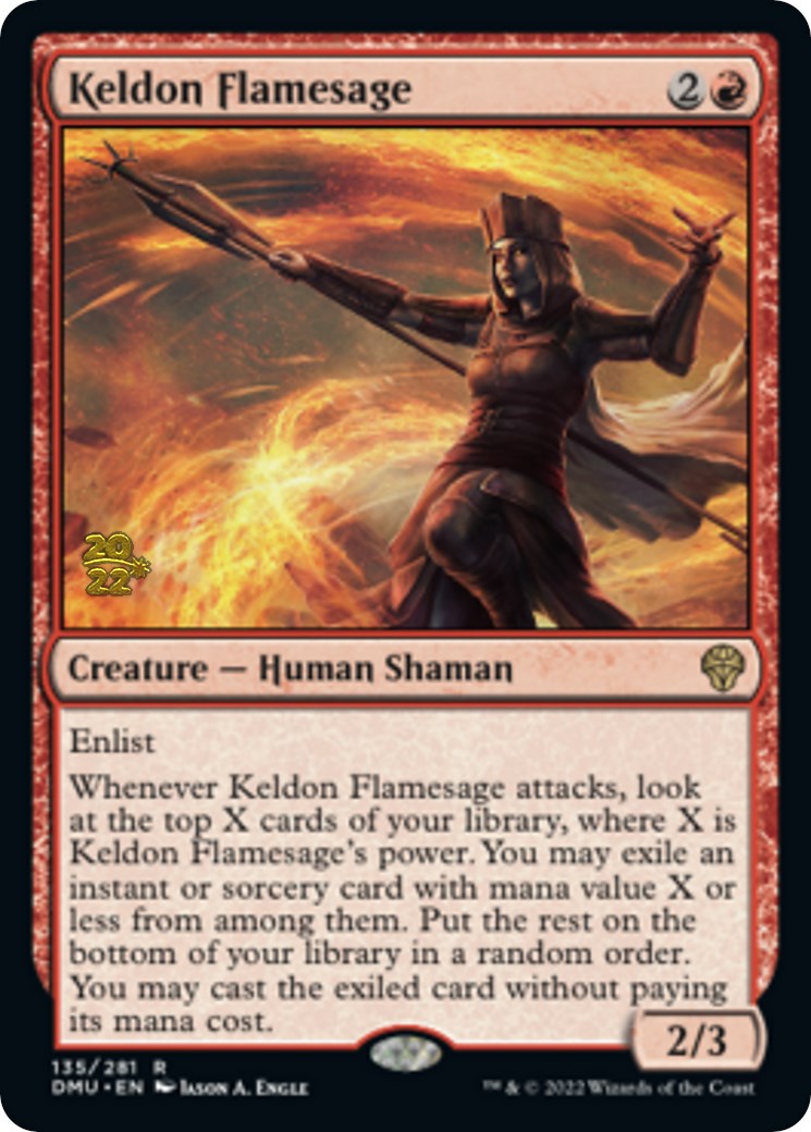 Keldon Flamesage [Dominaria United Prerelease Promos] | Galaxy Games LLC