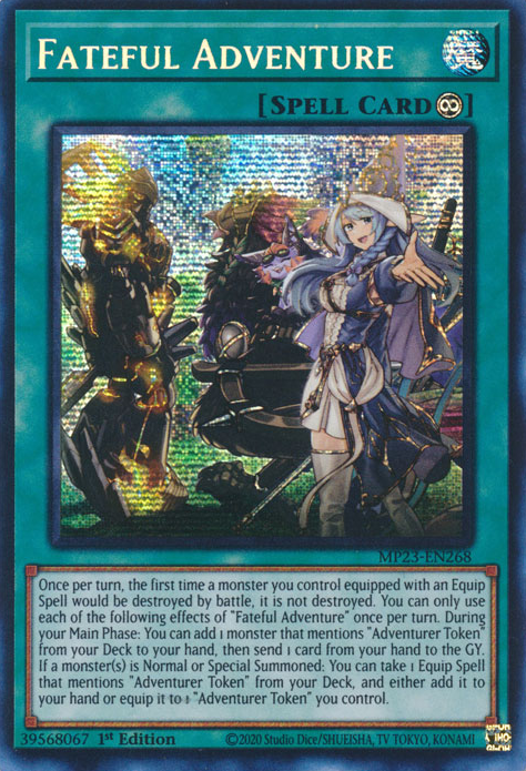 Fateful Adventure [MP23-EN268] Prismatic Secret Rare | Galaxy Games LLC