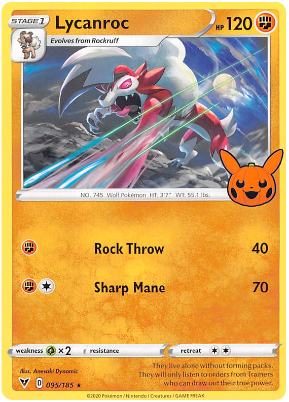 Lycanroc (095/185) [Trick or Trade 2023] | Galaxy Games LLC