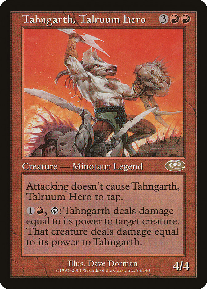 Tahngarth, Talruum Hero (Dave Dorman) [Planeshift] | Galaxy Games LLC