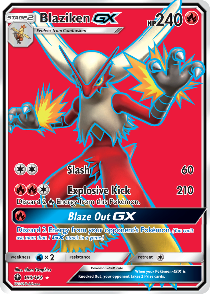 Blaziken GX (153/168) [Sun & Moon: Celestial Storm] | Galaxy Games LLC