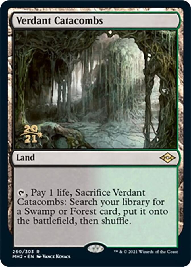 Verdant Catacombs [Modern Horizons 2 Prerelease Promos] | Galaxy Games LLC