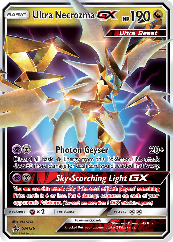 Ultra Necrozma GX (SM126) [Sun & Moon: Black Star Promos] | Galaxy Games LLC