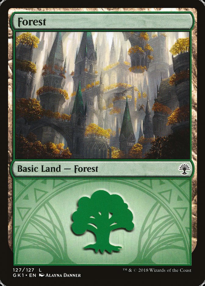 Forest (127) [Guilds of Ravnica Guild Kit] | Galaxy Games LLC