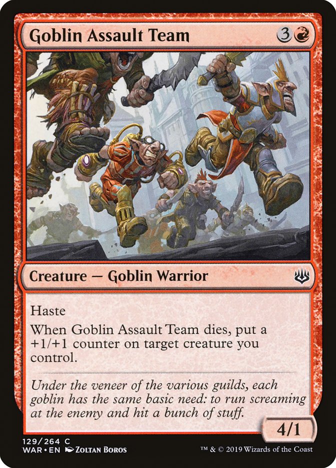 Goblin Assault Team [War of the Spark] | Galaxy Games LLC