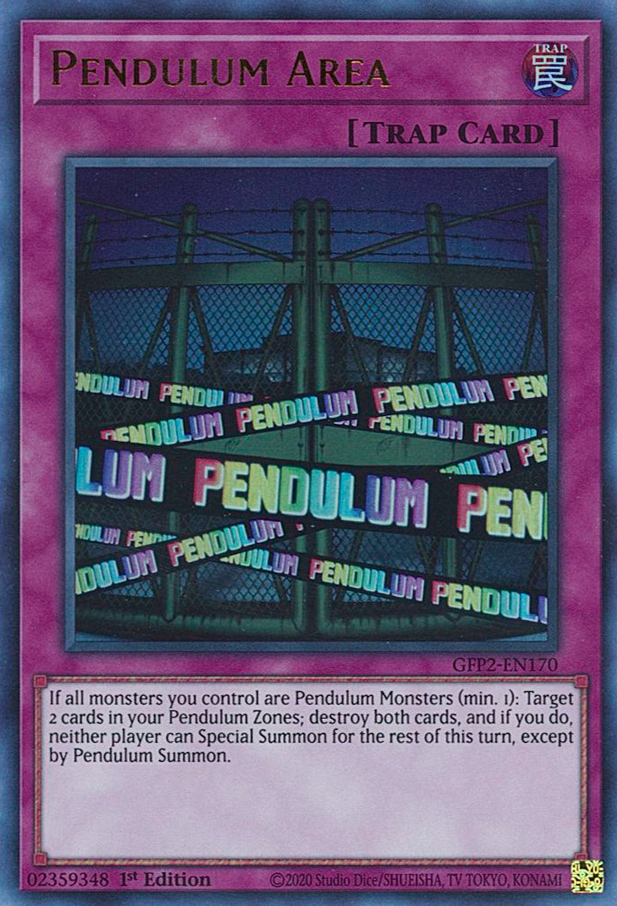 Pendulum Area [GFP2-EN170] Ultra Rare | Galaxy Games LLC