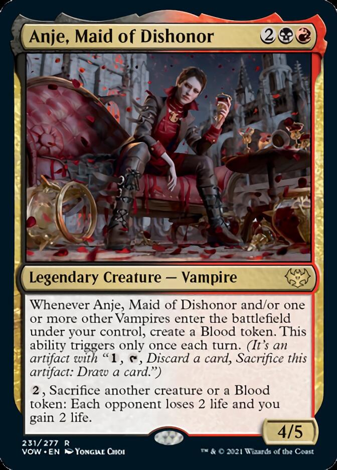 Anje, Maid of Dishonor [Innistrad: Crimson Vow] | Galaxy Games LLC