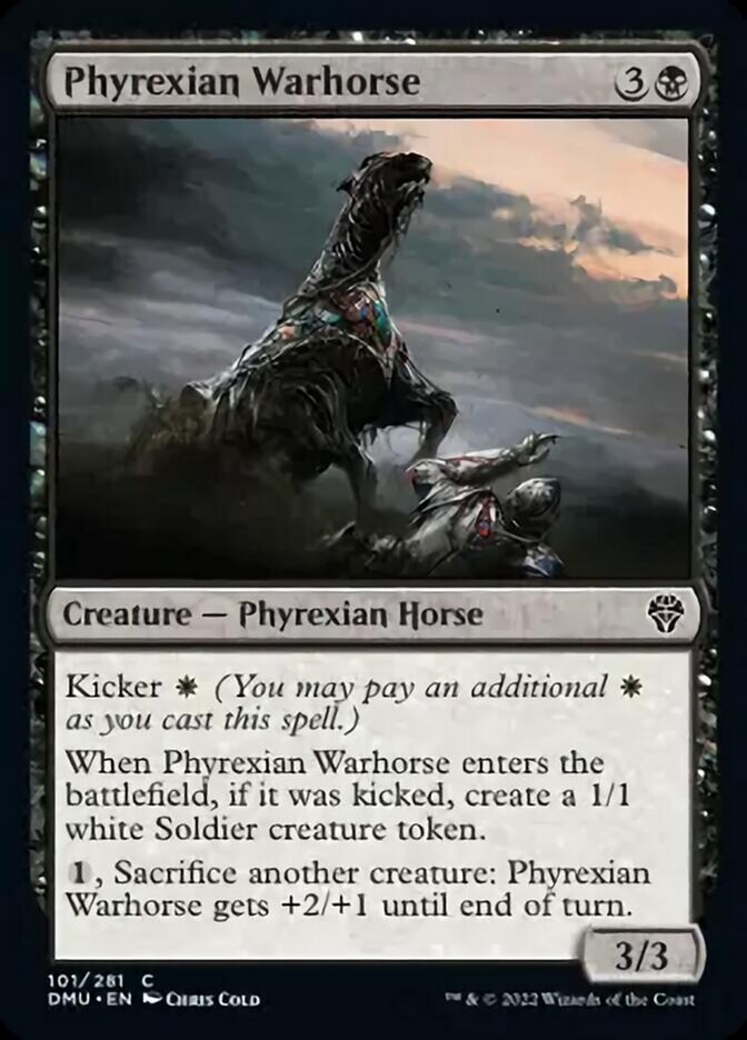 Phyrexian Warhorse [Dominaria United] | Galaxy Games LLC